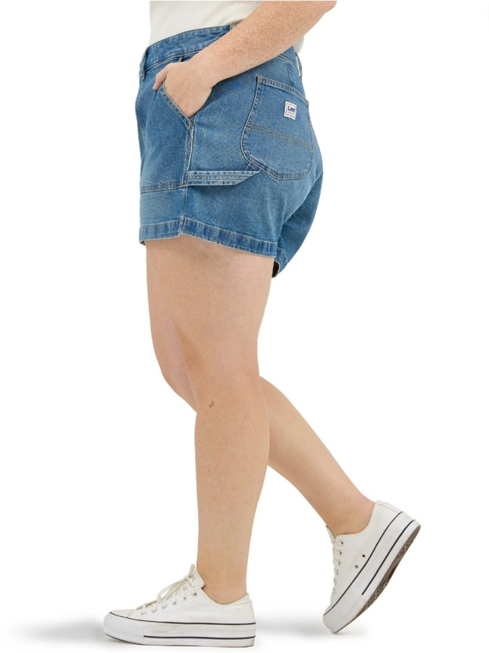 LEE JEANS PLUS DENIM UTILITY SHORTS